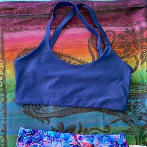 Fused Hawaii Navy Ho’okena Bikini Top Large New without tag